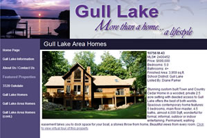 Click to visit Gull Lake, Michigan